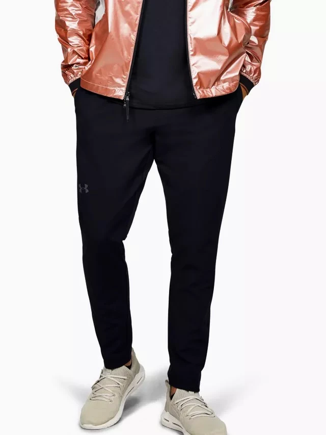 Pánské tepláky Under Armour  UNSTOPPABLE TAPERED PANTS Black