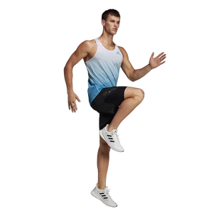 Pánské tílko adidas  Adizero Singlet App Sky Rush