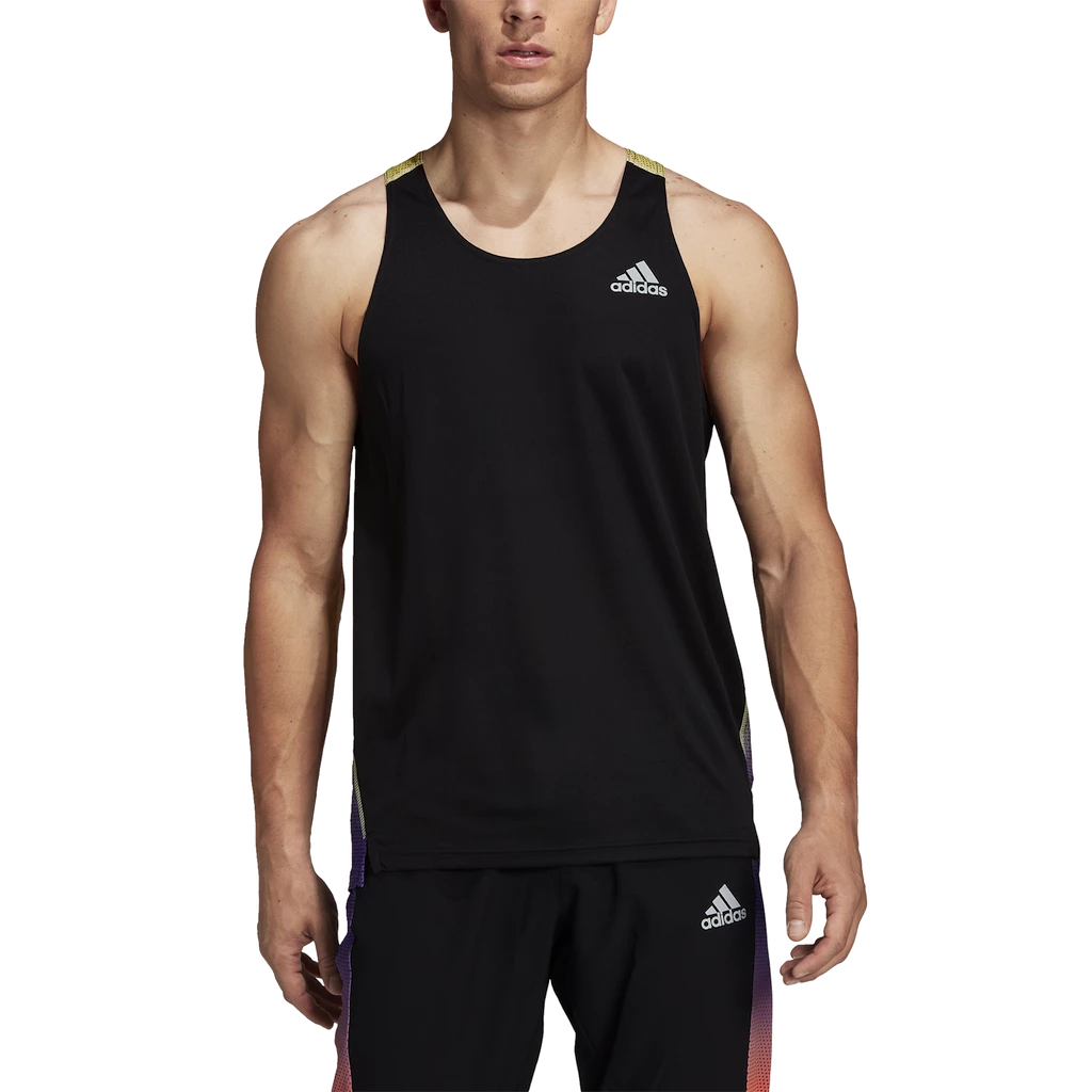 Pánské tílko adidas Own The Run Colorblock Black