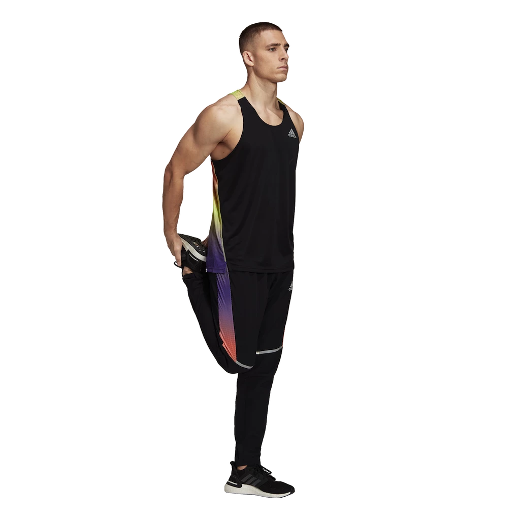 Pánské tílko adidas Own The Run Colorblock Black