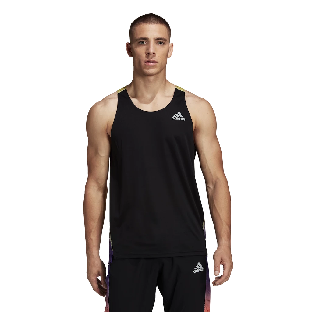 Pánské tílko adidas Own The Run Colorblock Black