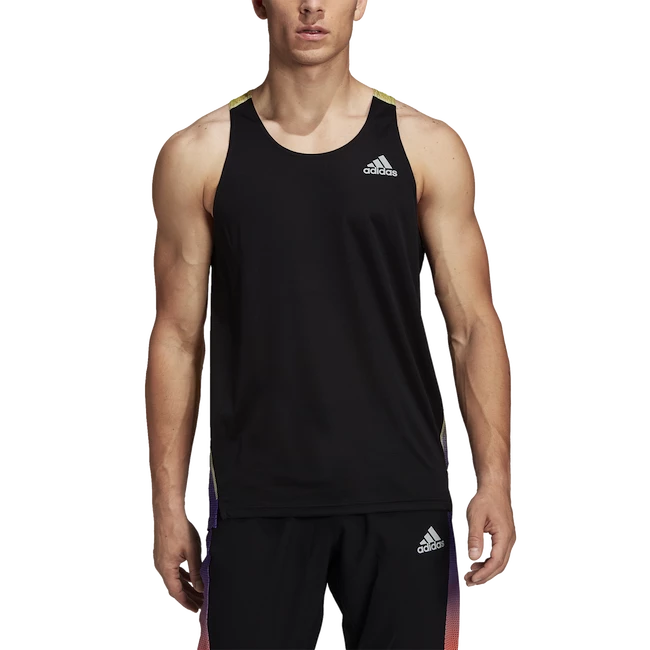 Pánské tílko adidas Own The Run Colorblock Black