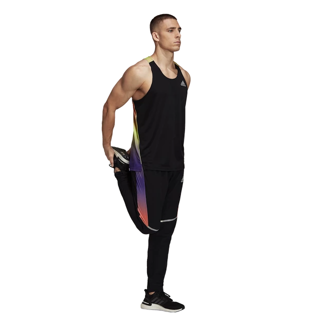 Pánské tílko adidas Own The Run Colorblock Black