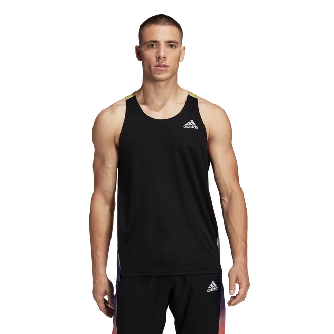 Pánské tílko adidas Own The Run Colorblock Black