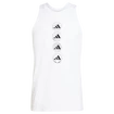 Pánské tílko adidas  Run Logo Tank White