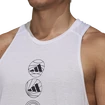 Pánské tílko adidas  Run Logo Tank White