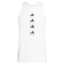 Pánské tílko adidas  Run Logo Tank White