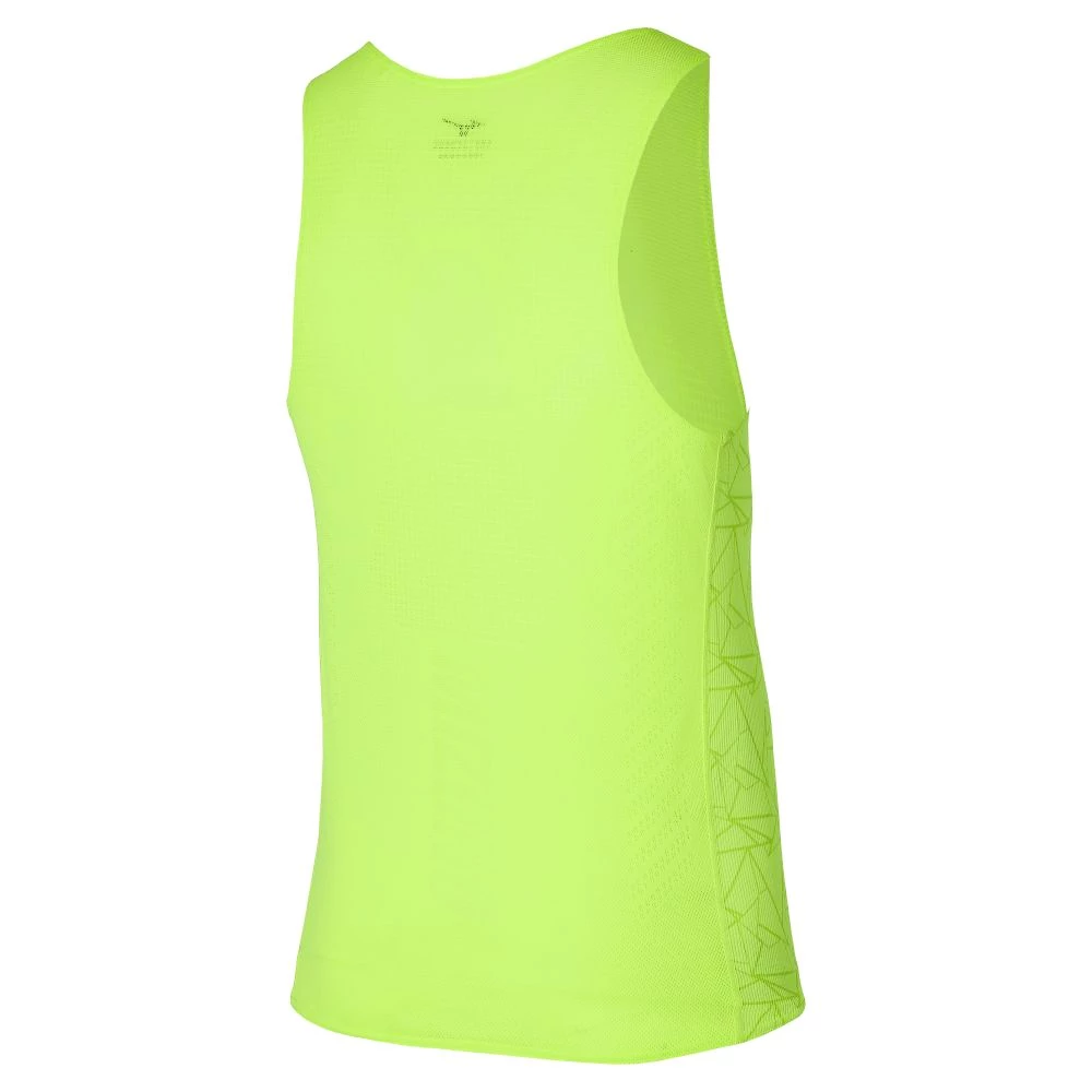 Pánské tílko Mizuno  Aero Tank Neolime
