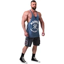 Pánské tílko Nebbia NEBBIA x OLYMPIA Washed Muscle Back Stringer GOLDEN AGE 791 blue XXL