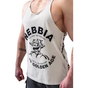 Pánské tílko Nebbia NEBBIA x OLYMPIA Washed Muscle Back Stringer GOLDEN AGE 791 light grey