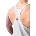 Pánské tílko Nebbia NEBBIA x OLYMPIA Washed Muscle Back Stringer GOLDEN AGE 791 light grey