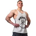 Pánské tílko Nebbia NEBBIA x OLYMPIA Washed Muscle Back Stringer GOLDEN AGE 791 light grey