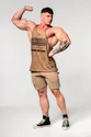 Pánské tílko Nebbia  Washed-off Oversized Stringer MAX OUT 359 Light Brown