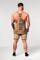Pánské tílko Nebbia  Washed-off Oversized Stringer MAX OUT 359 Light Brown