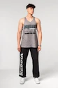 Pánské tílko Nebbia  Washed-off Oversized Stringer MAX OUT 359 Light Grey