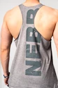 Pánské tílko Nebbia  Washed-off Oversized Stringer MAX OUT 359 Light Grey