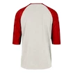 Pánské tričko 47 Brand Club Imprint Raglan MLB New York Yankees bílo-červené