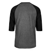 Pánské tričko 47 Brand Club Imprint Raglan MLB New York Yankees šedé