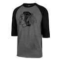 Pánské tričko 47 Brand Club Imprint Raglan NHL Chicago Blackhawks