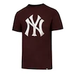 Pánské tričko 47 Brand Club Tee Knockaround MLB New York Yankees Dark Red