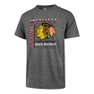 Pánské tričko 47 Brand Club Tee NHL Chicago Blackhawks šedé GS19