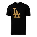 Pánské tričko 47 Brand Metallic Hook Splitter Tee MLB Los Angeles Dodgers Black