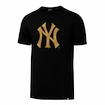 Pánské tričko 47 Brand Metallic Hook Splitter Tee MLB New York Yankees Black