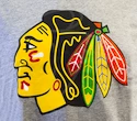 Pánské tričko 47 Brand NHL Chicago Blackhawks Club Tee šedé