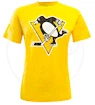 Pánské tričko 47 Brand NHL Pittsburgh Penguins Splitter Tee žluté