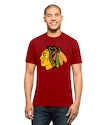 Pánské tričko 47 Brand Splitter NHL Chicago Blackhawks červené
