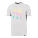 Pánské tričko 47 Brand Splitter Tee MLB New York Yankees White/Colors Neon