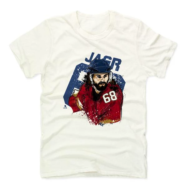 Fanatics Jaromir Jagr #68 New York Rangers Alumni Player NHL T-Shirt Blue