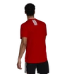 Pánské tričko adidas Aeroready 3-Stripes Back Tee Scarlet