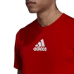 Pánské tričko adidas Aeroready 3-Stripes Back Tee Scarlet