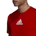 Pánské tričko adidas Aeroready 3-Stripes Back Tee Scarlet