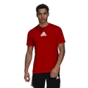 Pánské tričko adidas Aeroready 3-Stripes Back Tee Scarlet