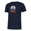 Pánské tričko adidas Amplifier SS Tee NHL Edmonton Oilers