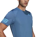 Pánské tričko adidas  Club 3-Stripe Blue