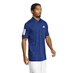 Pánské tričko adidas  Club 3 Stripes Polo Dark Blue