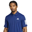 Pánské tričko adidas  Club 3 Stripes Polo Dark Blue
