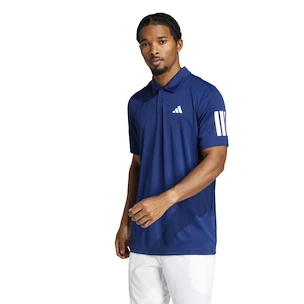 Pánské tričko adidas  Club 3 Stripes Polo Dark Blue