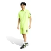 Pánské tričko adidas  Club 3 Stripes Polo Lucid Lemon