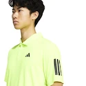 Pánské tričko adidas  Club 3 Stripes Polo Lucid Lemon