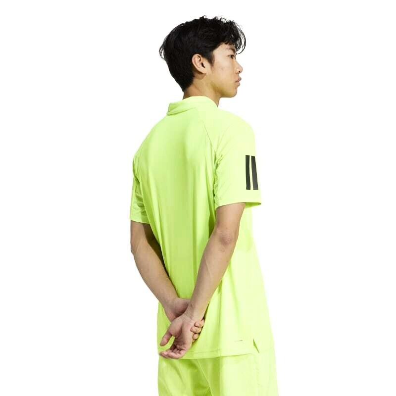 Pánské tričko adidas  Club 3 Stripes Polo Lucid Lemon M - thumb (1)
