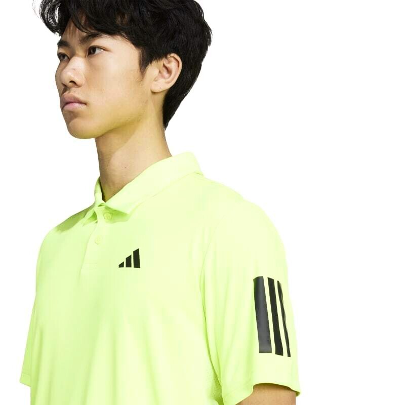Pánské tričko adidas  Club 3 Stripes Polo Lucid Lemon M - thumb (5)