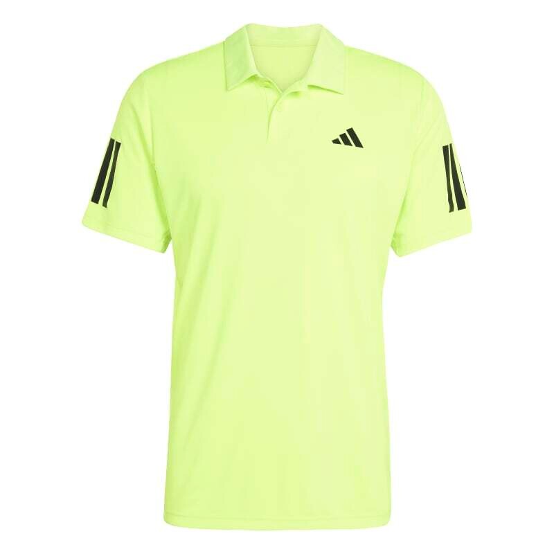 Product detail of Pánské tričko adidas  Club 3 Stripes Polo Lucid Lemon XL
