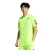 Pánské tričko adidas  Club 3 Stripes Tee Lucid Lemon