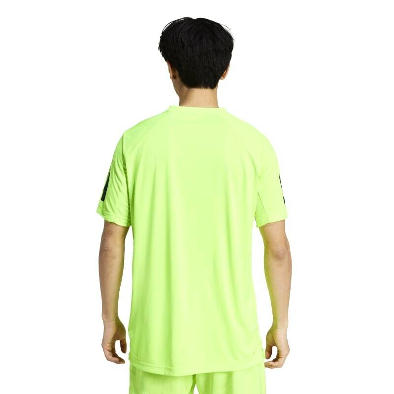 Pánské tričko adidas  Club 3 Stripes Tee Lucid Lemon M - thumb (3)