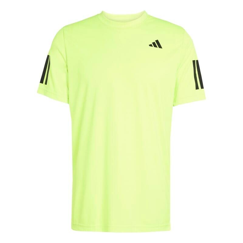 Product detail of Pánské tričko adidas  Club 3 Stripes Tee Lucid Lemon S