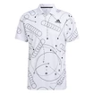 Pánské tričko adidas  Club Graphic Polo White
